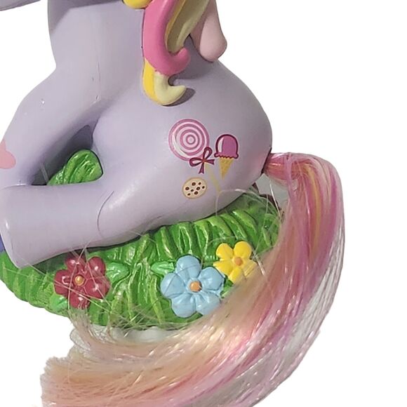 VTG My Little Pony Triple Treat Christmas Ornament Brushable Tail RAINBOW - Picture 4 of 6